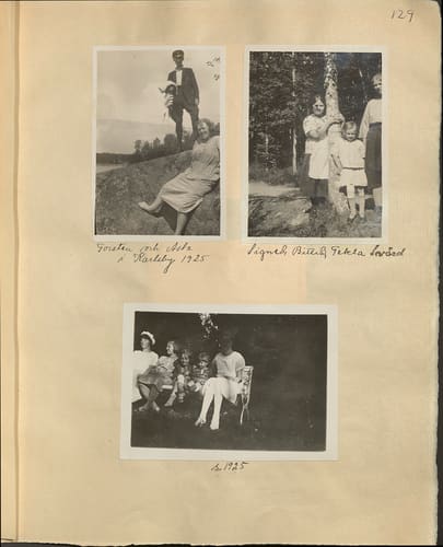 Gunvor f. Borgström Weibels fotoalbum