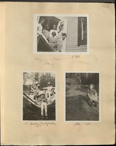 Gunvor f. Borgström Weibels fotoalbum