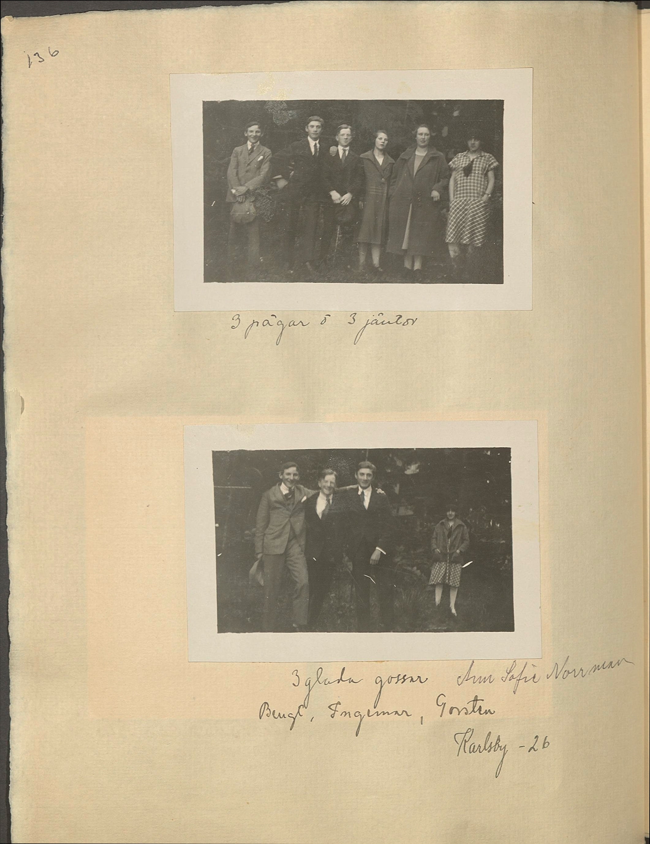 Gunvor f. Borgström Weibels fotoalbum