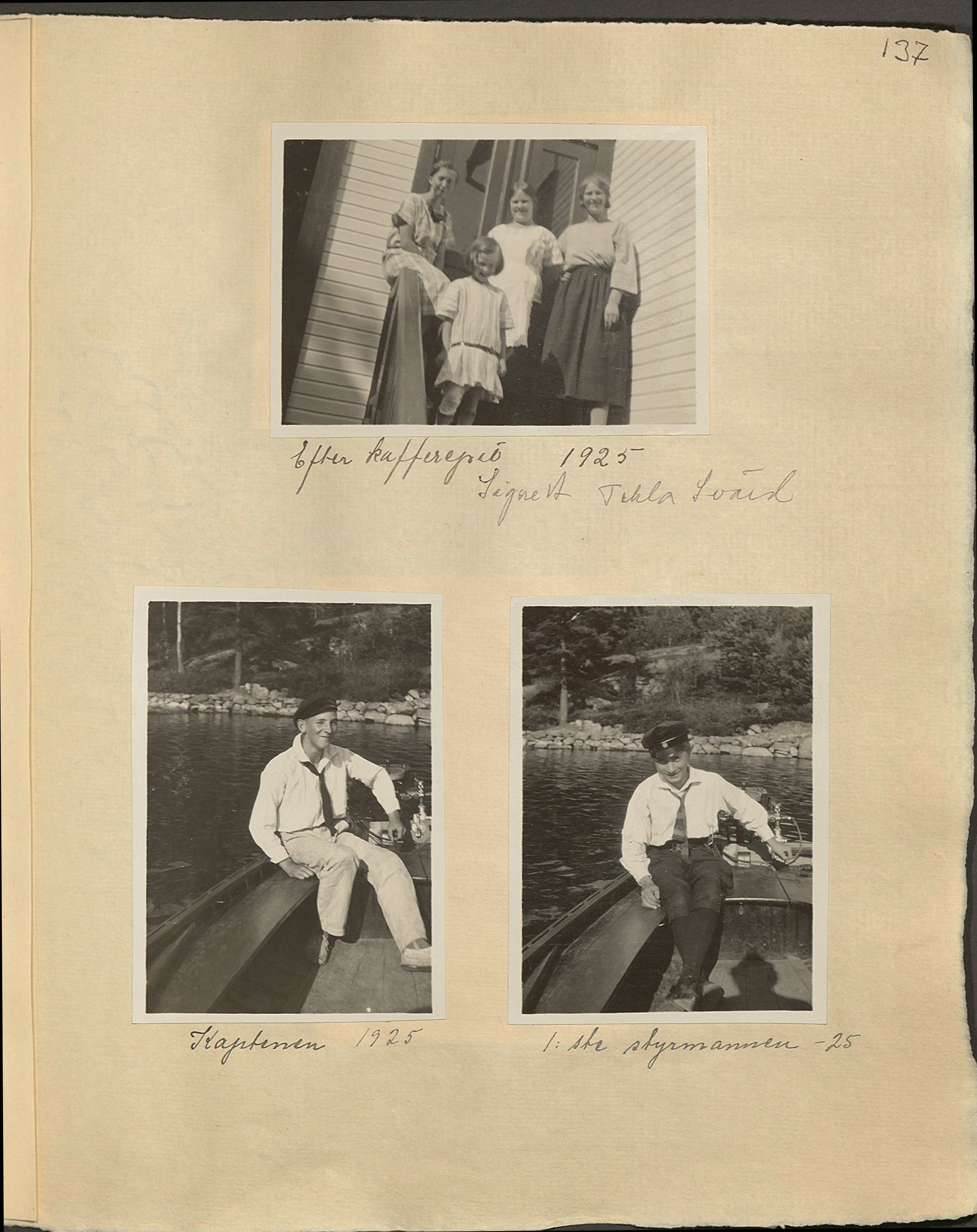 Gunvor f. Borgström Weibels fotoalbum