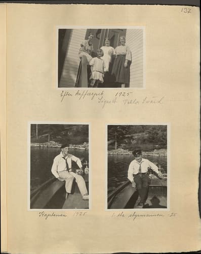 Gunvor f. Borgström Weibels fotoalbum