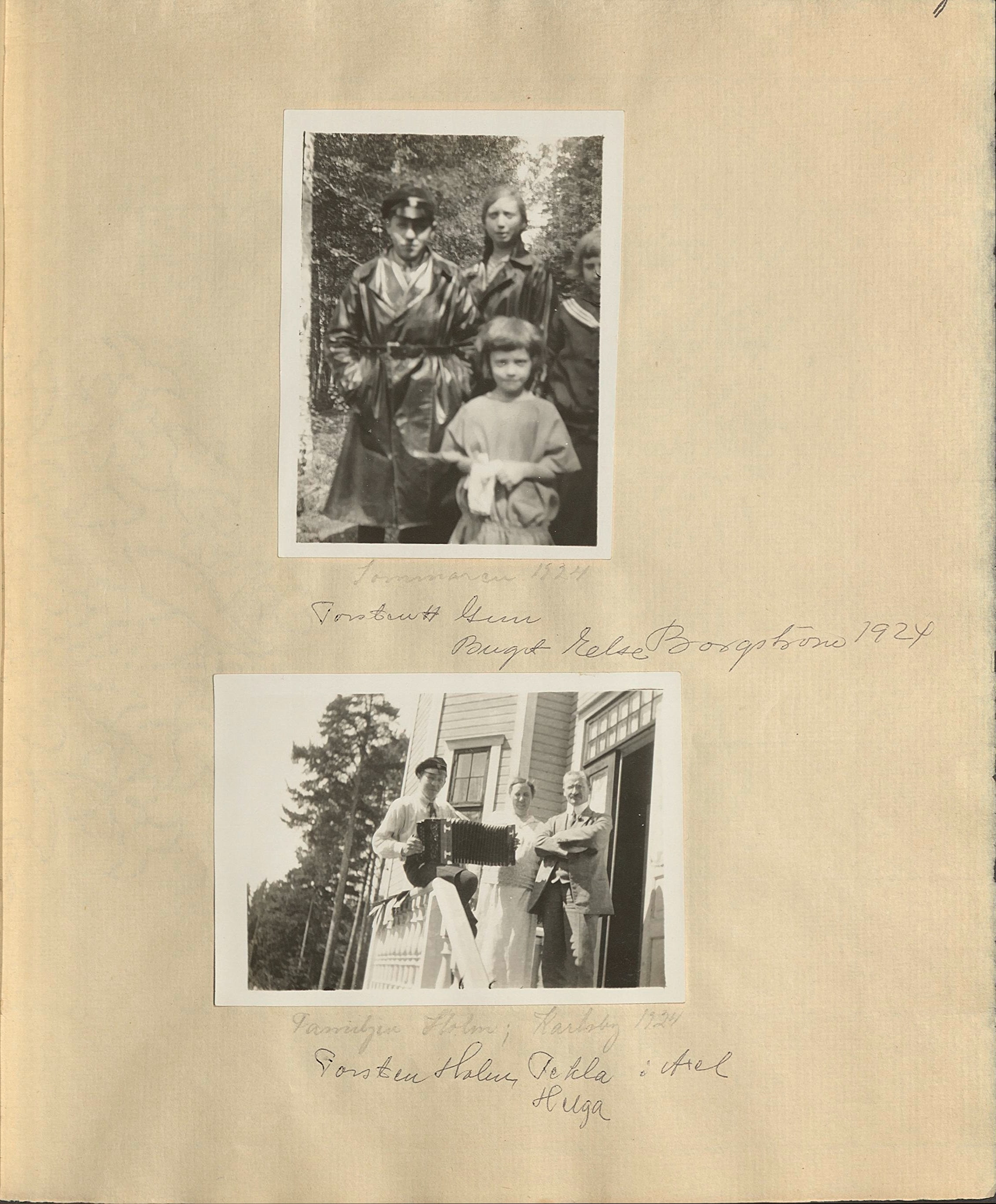 Gunvor f. Borgström Weibels fotoalbum
