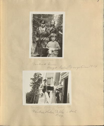 Gunvor f. Borgström Weibels fotoalbum