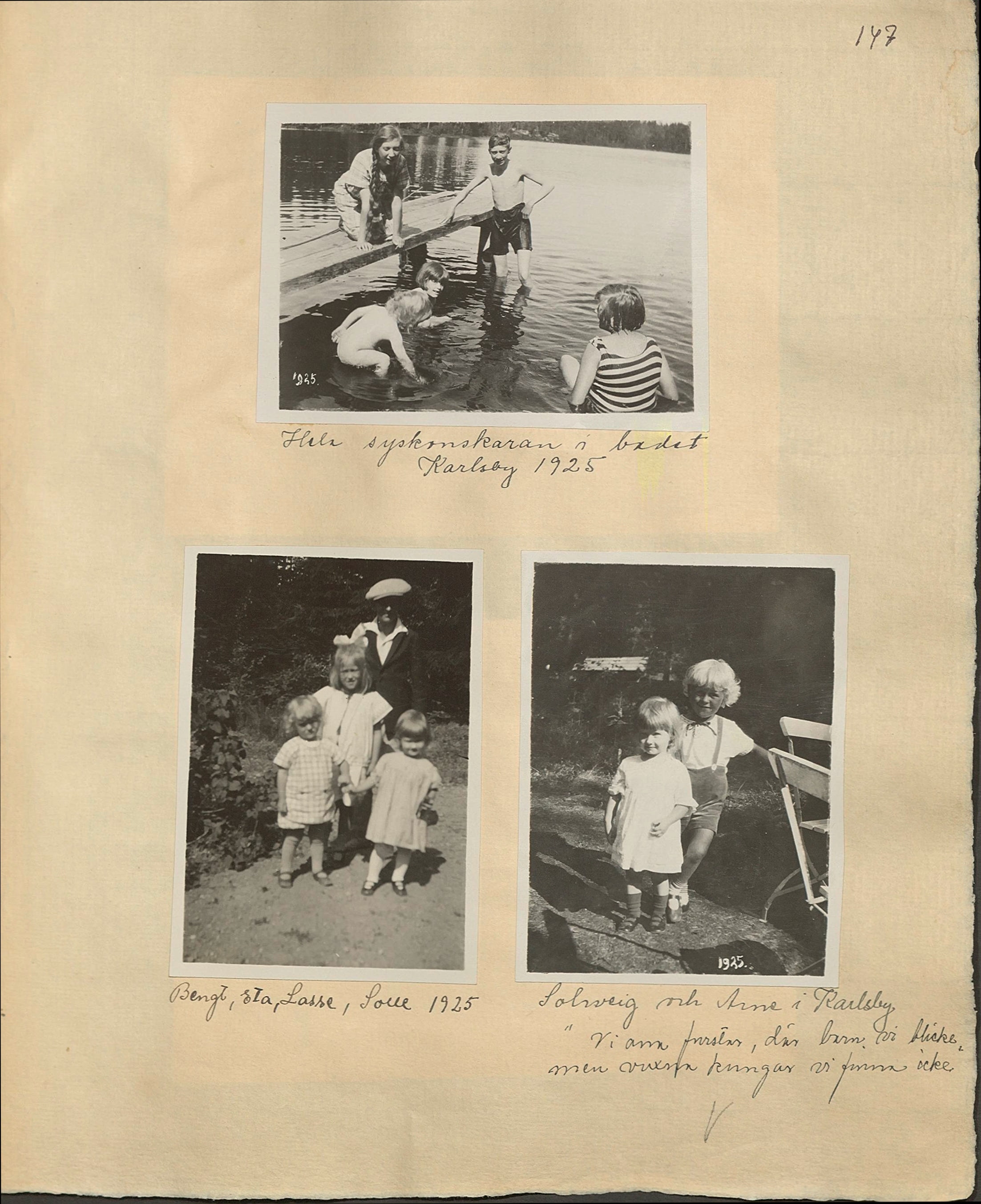 Gunvor f. Borgström Weibels fotoalbum