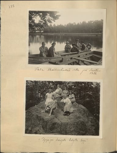 Gunvor f. Borgström Weibels fotoalbum