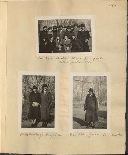 Gunvor f. Borgström Weibels fotoalbum