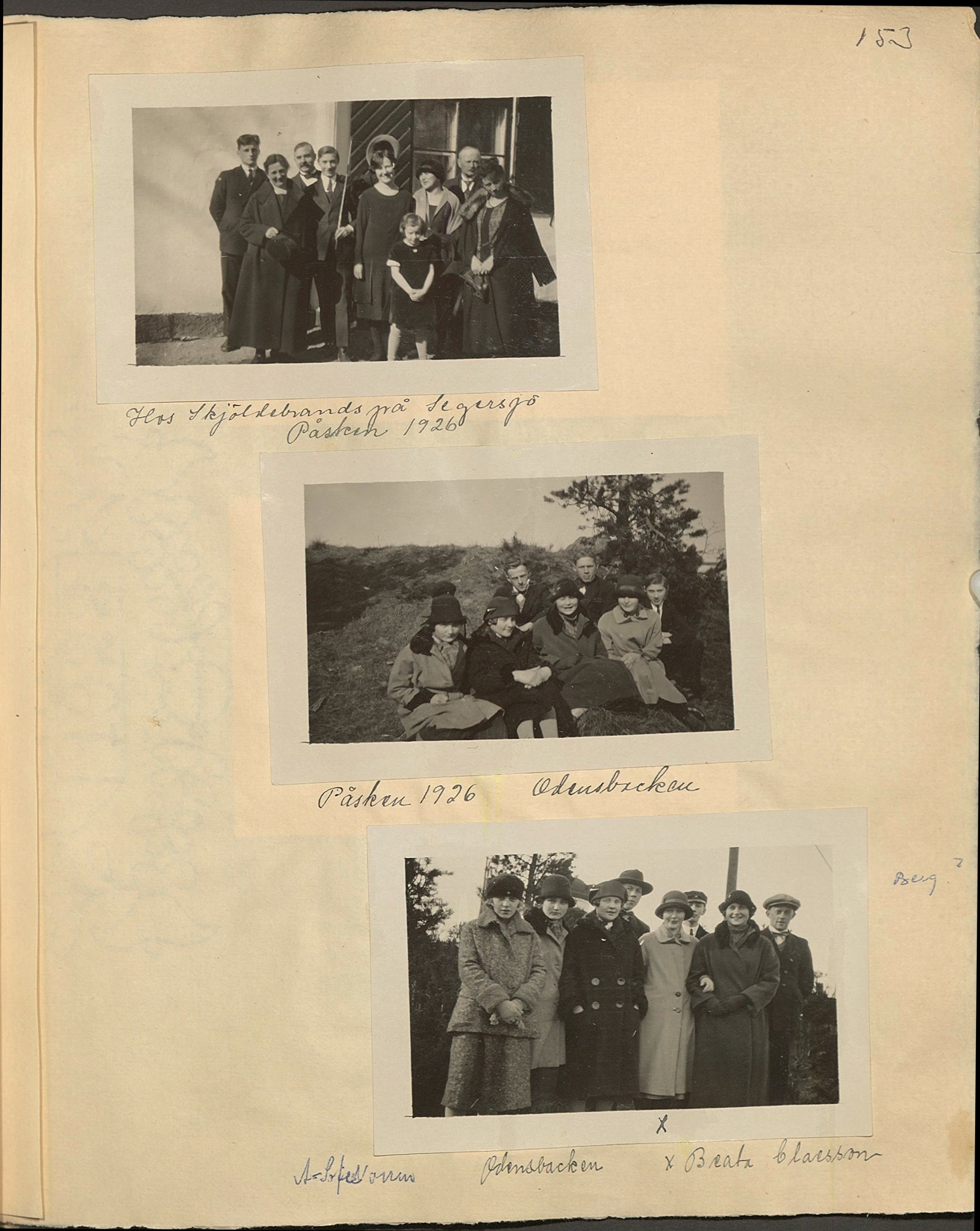 Gunvor f. Borgström Weibels fotoalbum
