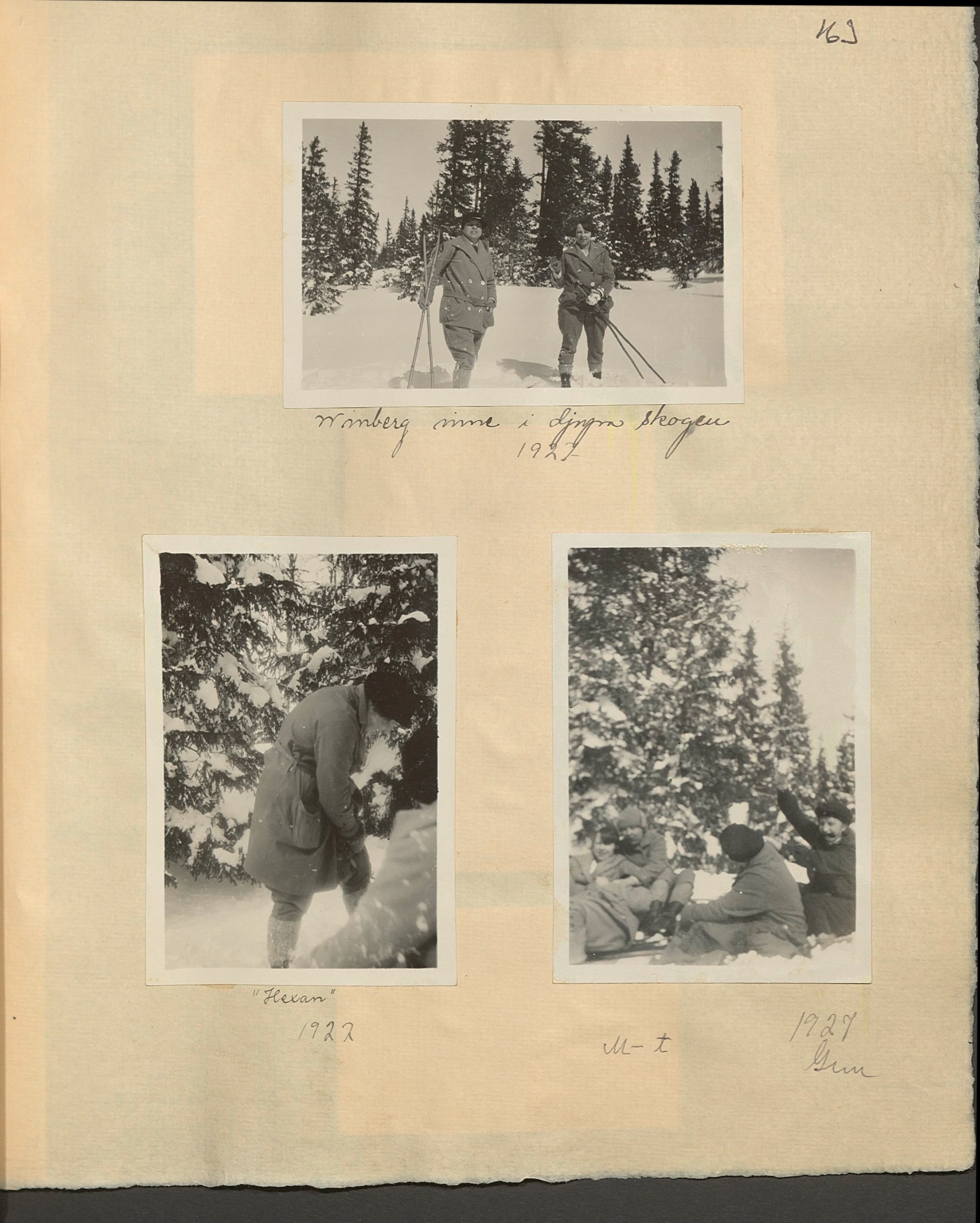 Gunvor f. Borgström Weibels fotoalbum
