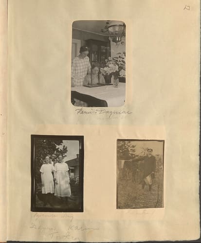 Gunvor f. Borgström Weibels fotoalbum