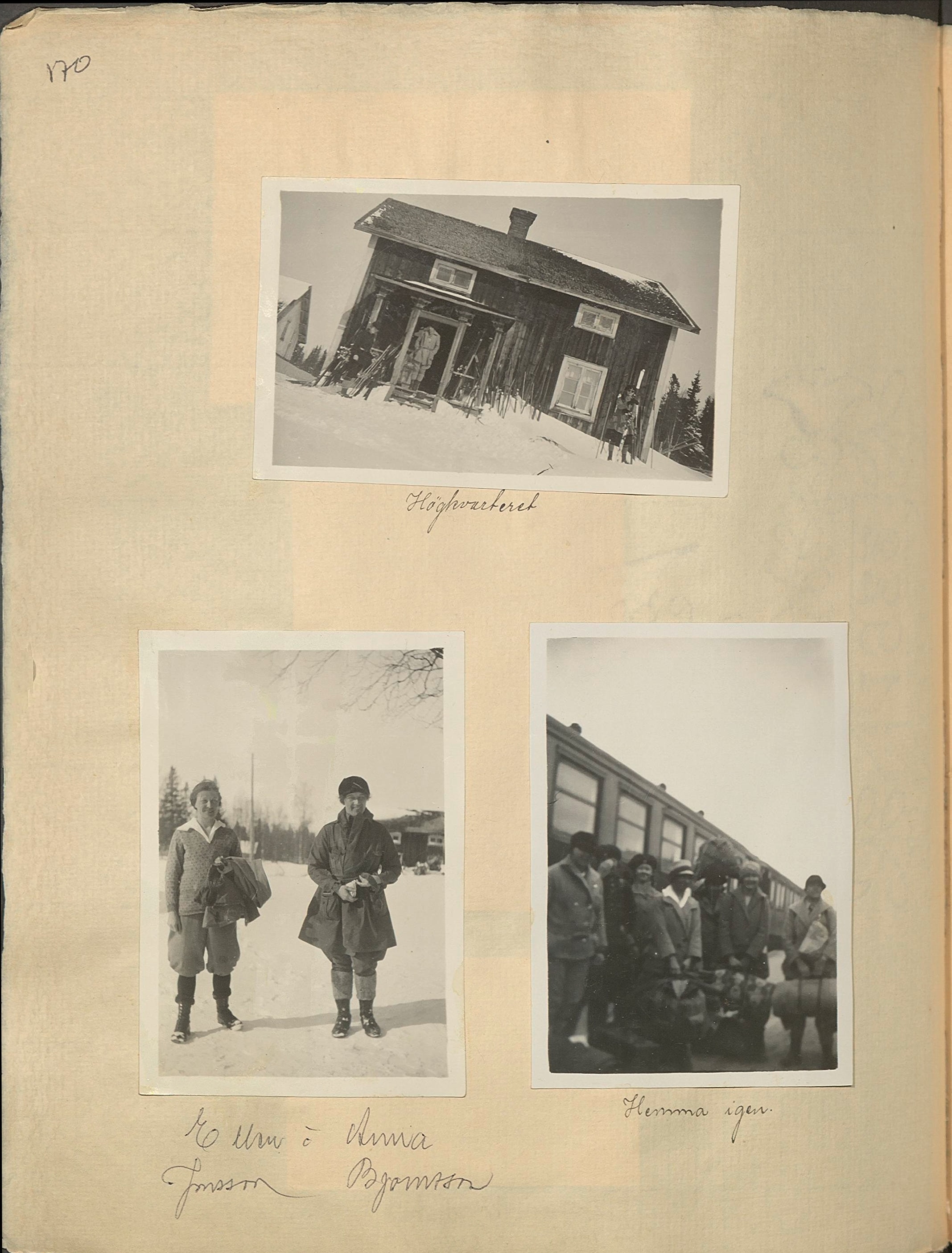 Gunvor f. Borgström Weibels fotoalbum