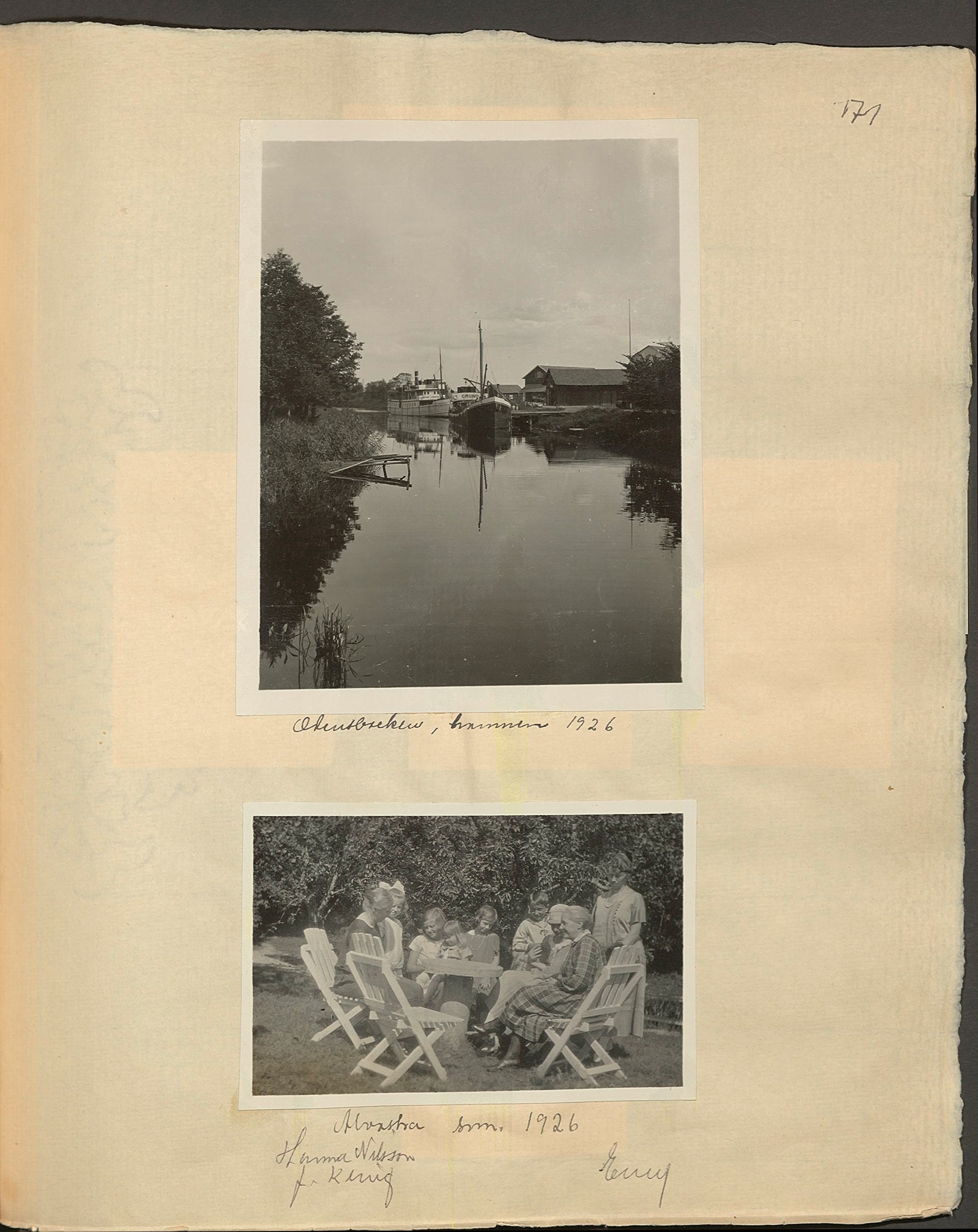 Gunvor f. Borgström Weibels fotoalbum