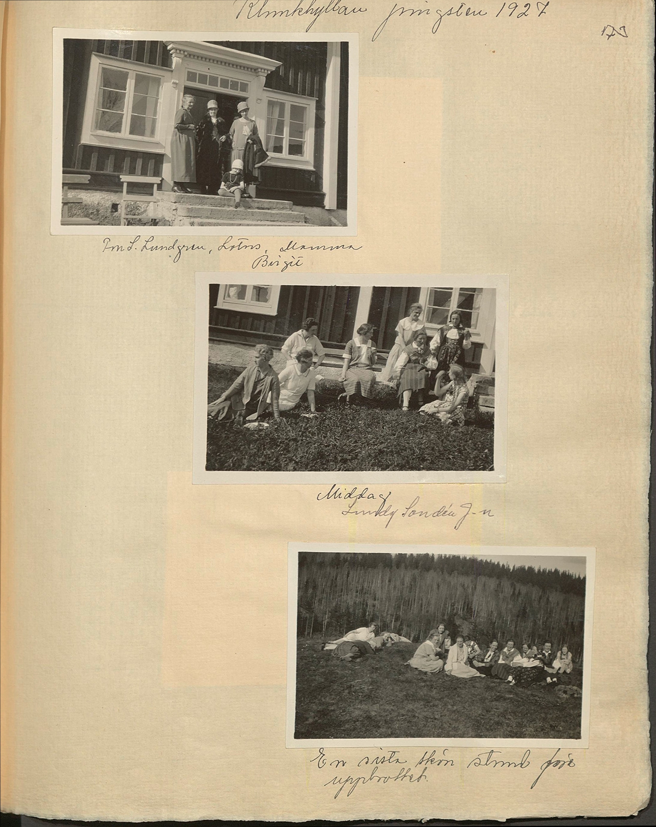 Gunvor f. Borgström Weibels fotoalbum