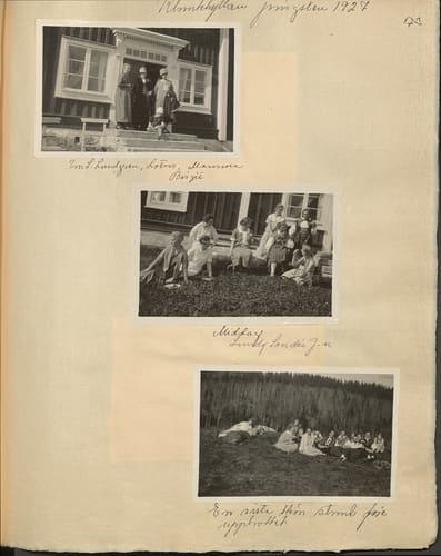 Gunvor f. Borgström Weibels fotoalbum