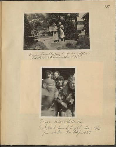 Gunvor f. Borgström Weibels fotoalbum