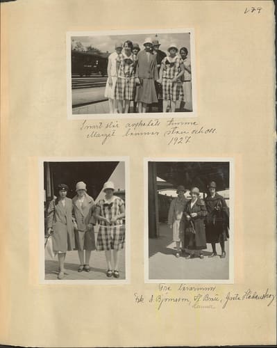 Gunvor f. Borgström Weibels fotoalbum