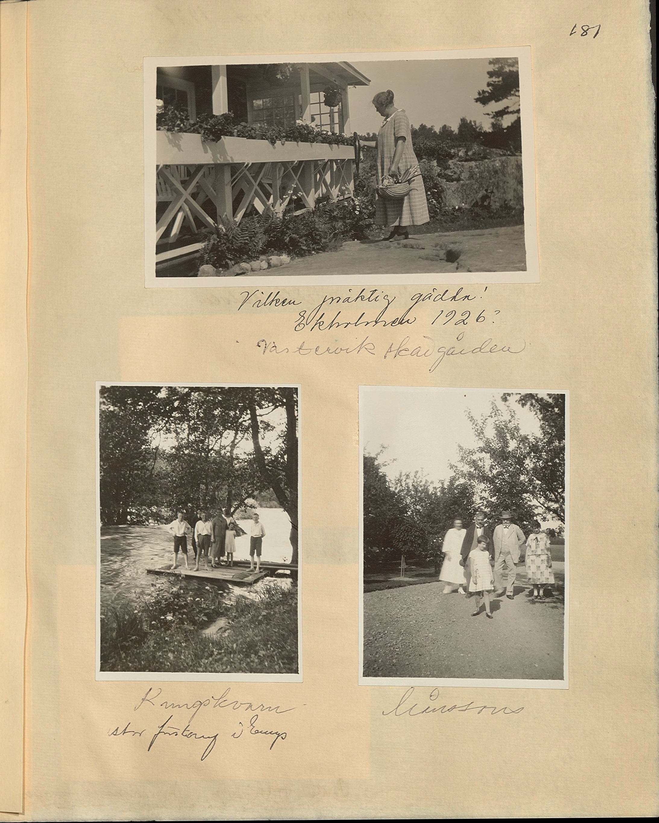 Gunvor f. Borgström Weibels fotoalbum