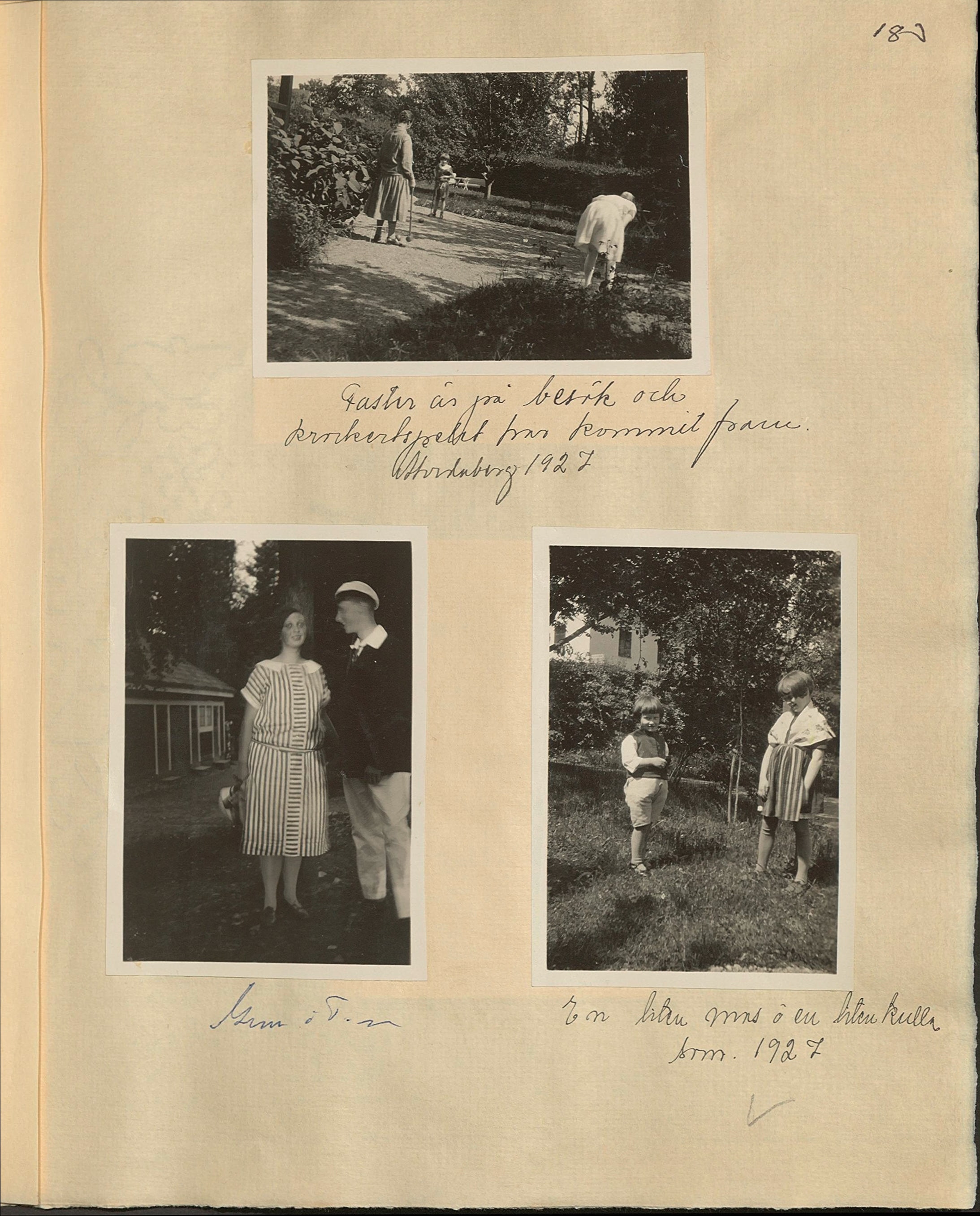 Gunvor f. Borgström Weibels fotoalbum