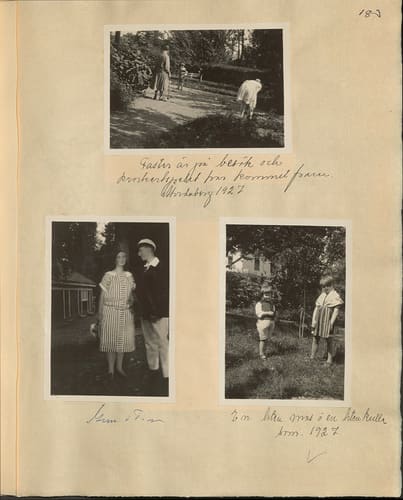 Gunvor f. Borgström Weibels fotoalbum