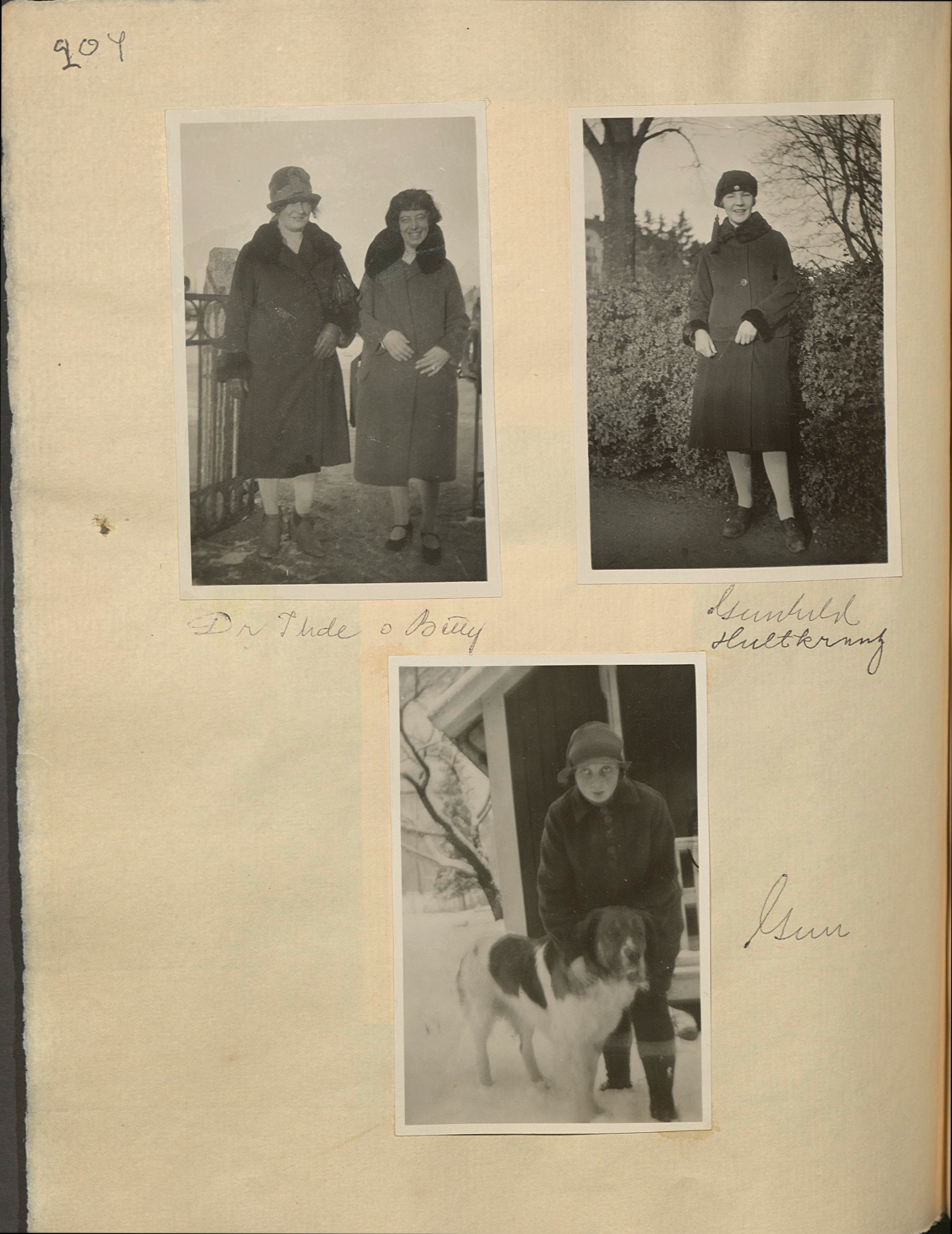 Gunvor f. Borgström Weibels fotoalbum