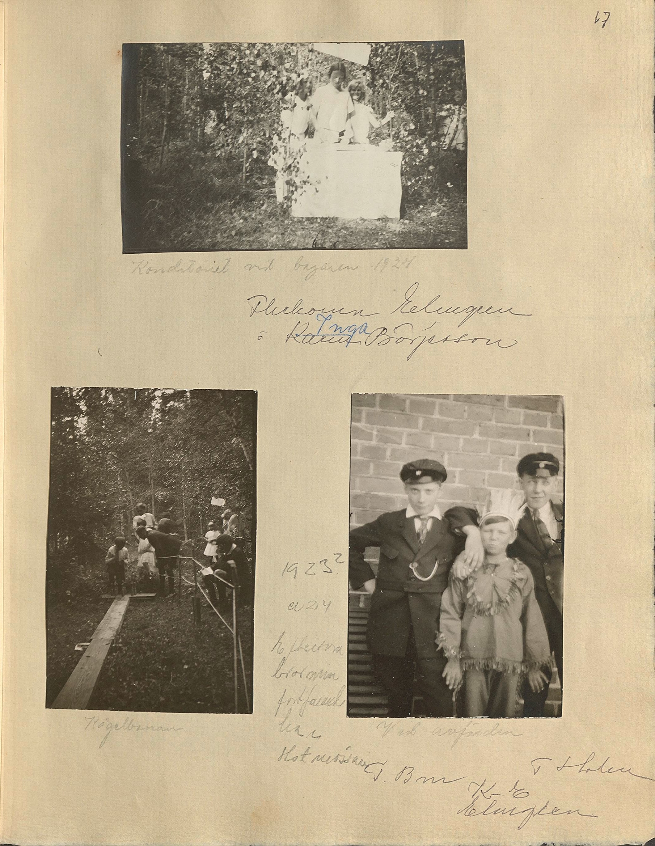 Gunvor f. Borgström Weibels fotoalbum