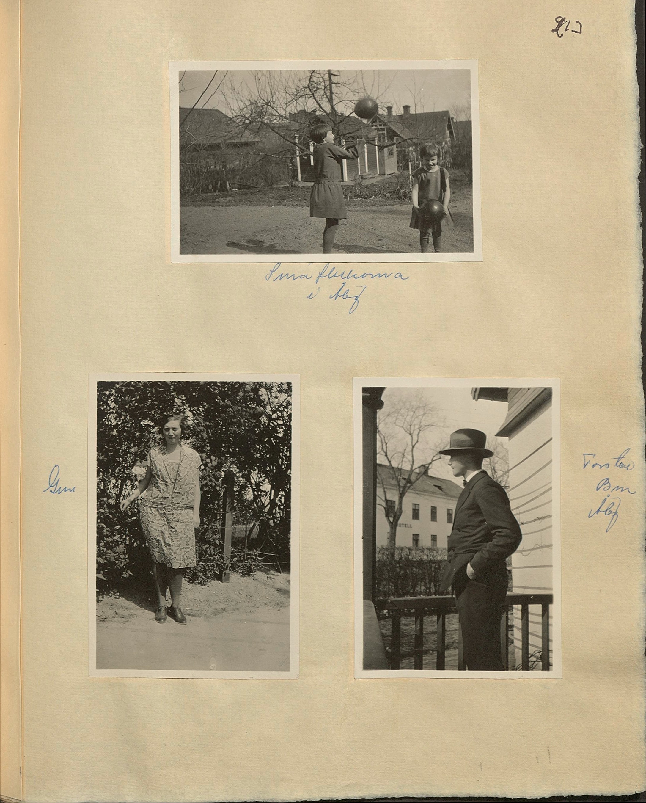 Gunvor f. Borgström Weibels fotoalbum