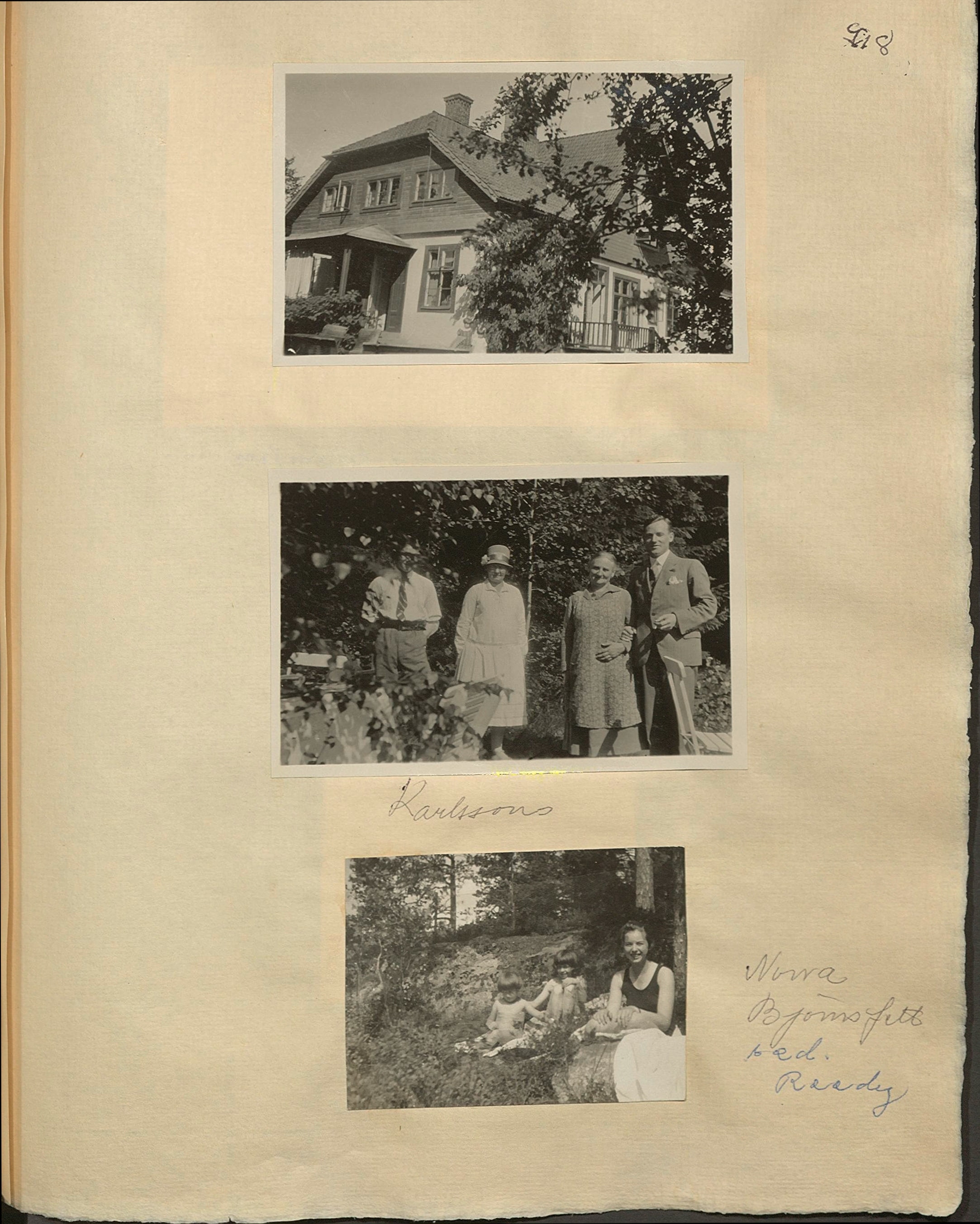 Gunvor f. Borgström Weibels fotoalbum