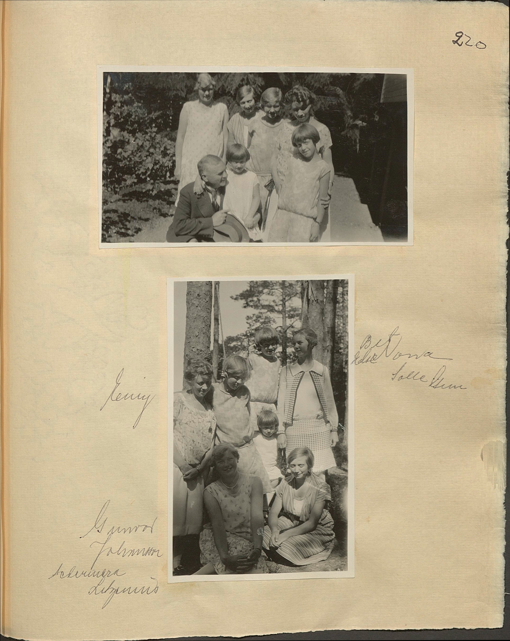 Gunvor f. Borgström Weibels fotoalbum