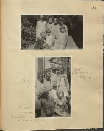 Gunvor f. Borgström Weibels fotoalbum