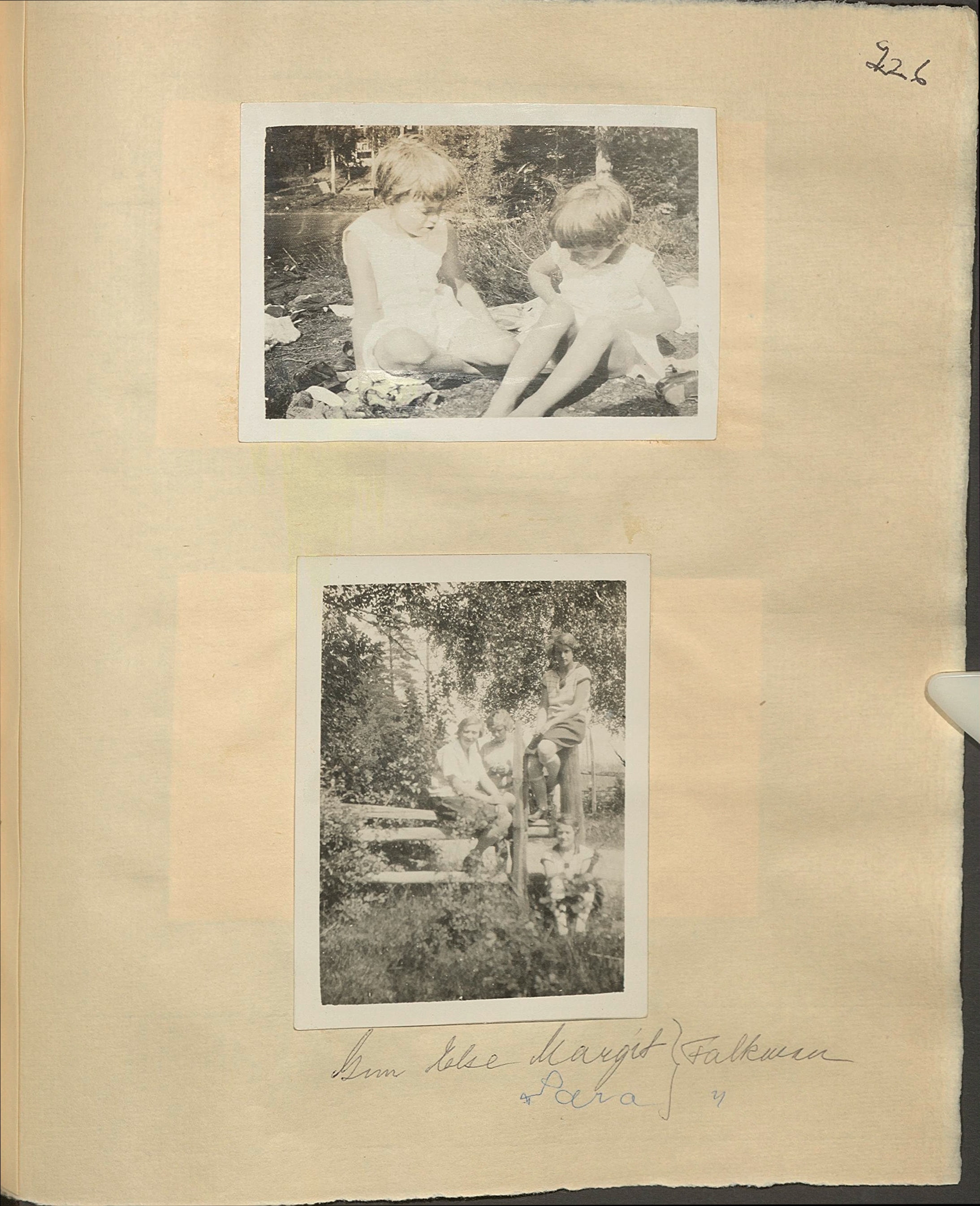 Gunvor f. Borgström Weibels fotoalbum