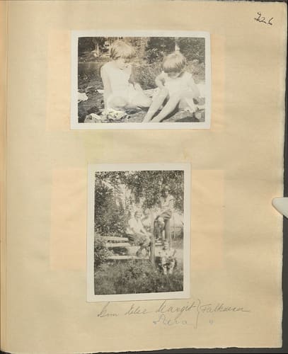 Gunvor f. Borgström Weibels fotoalbum