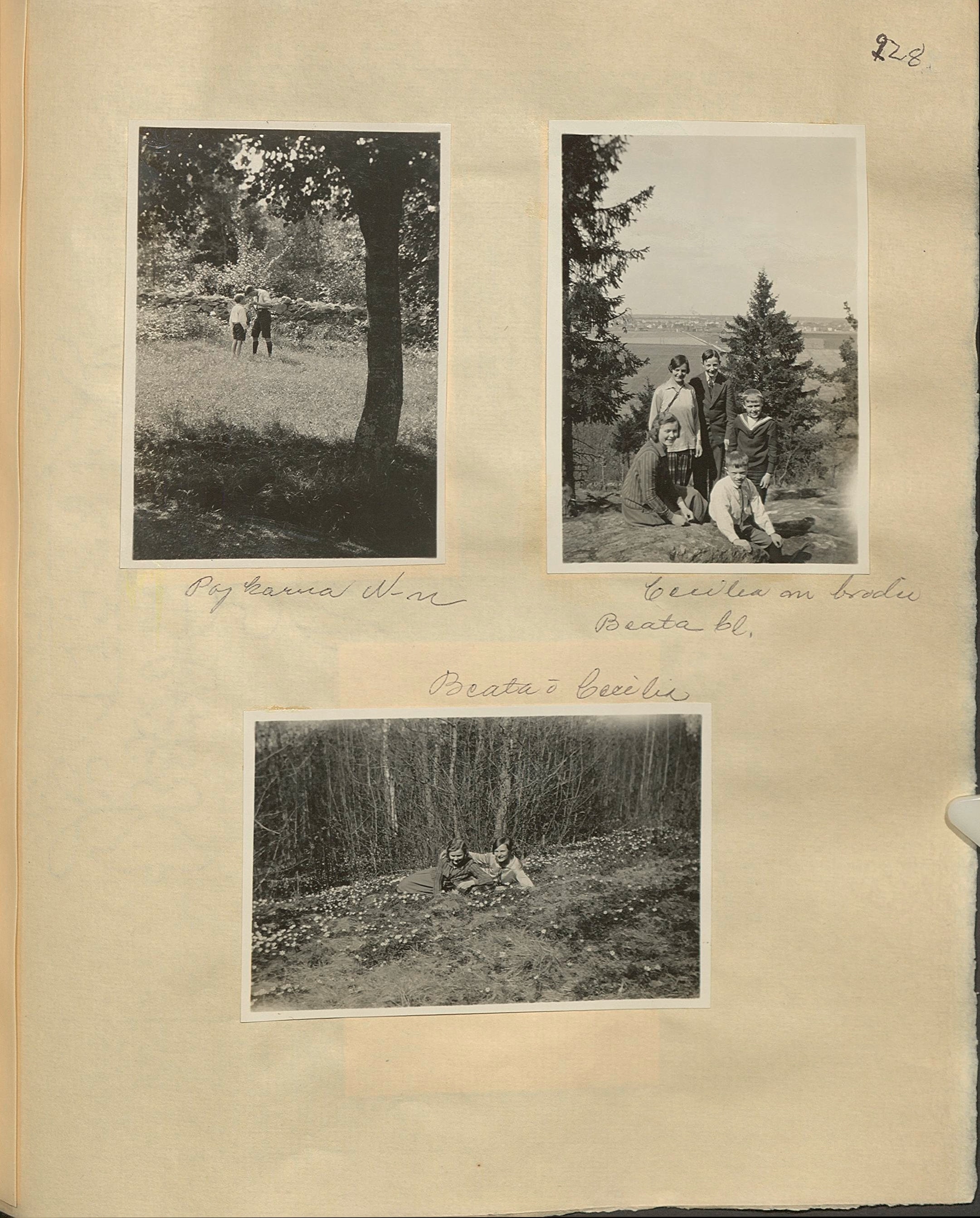 Gunvor f. Borgström Weibels fotoalbum