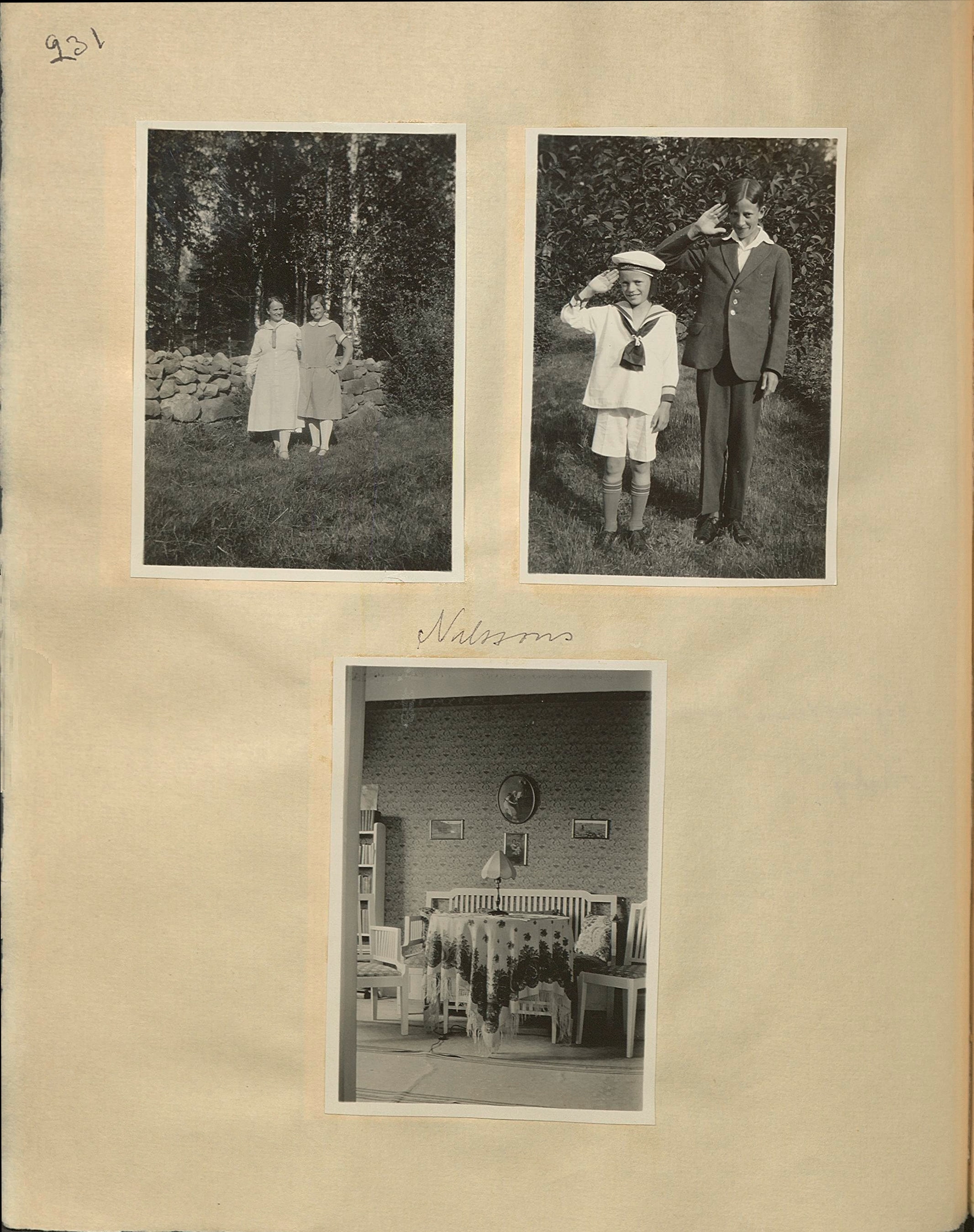 Gunvor f. Borgström Weibels fotoalbum