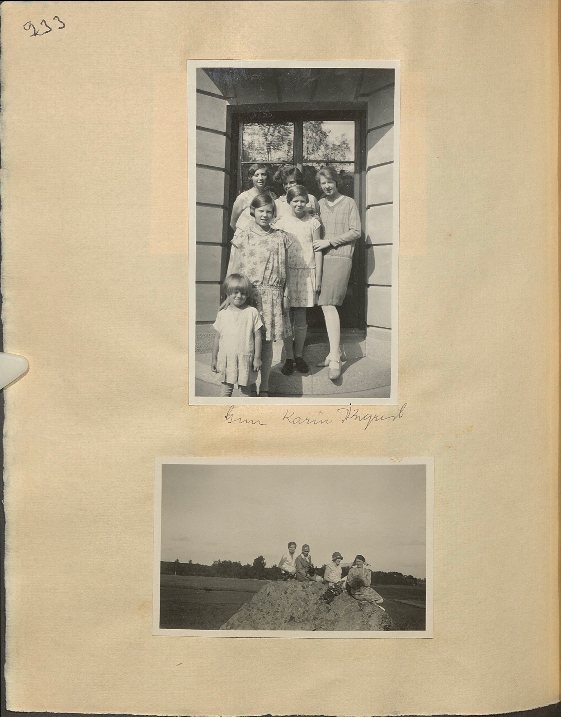 Gunvor f. Borgström Weibels fotoalbum