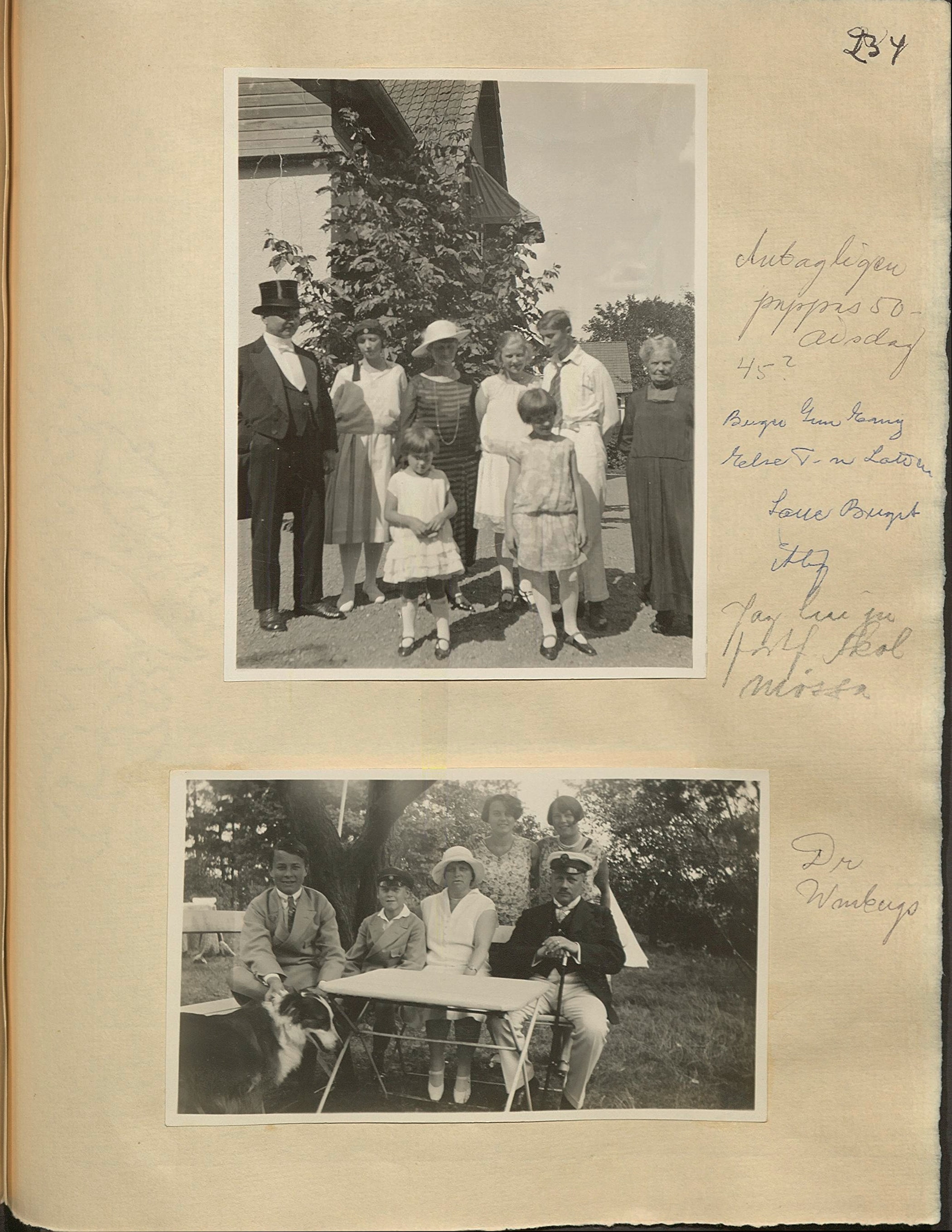Gunvor f. Borgström Weibels fotoalbum