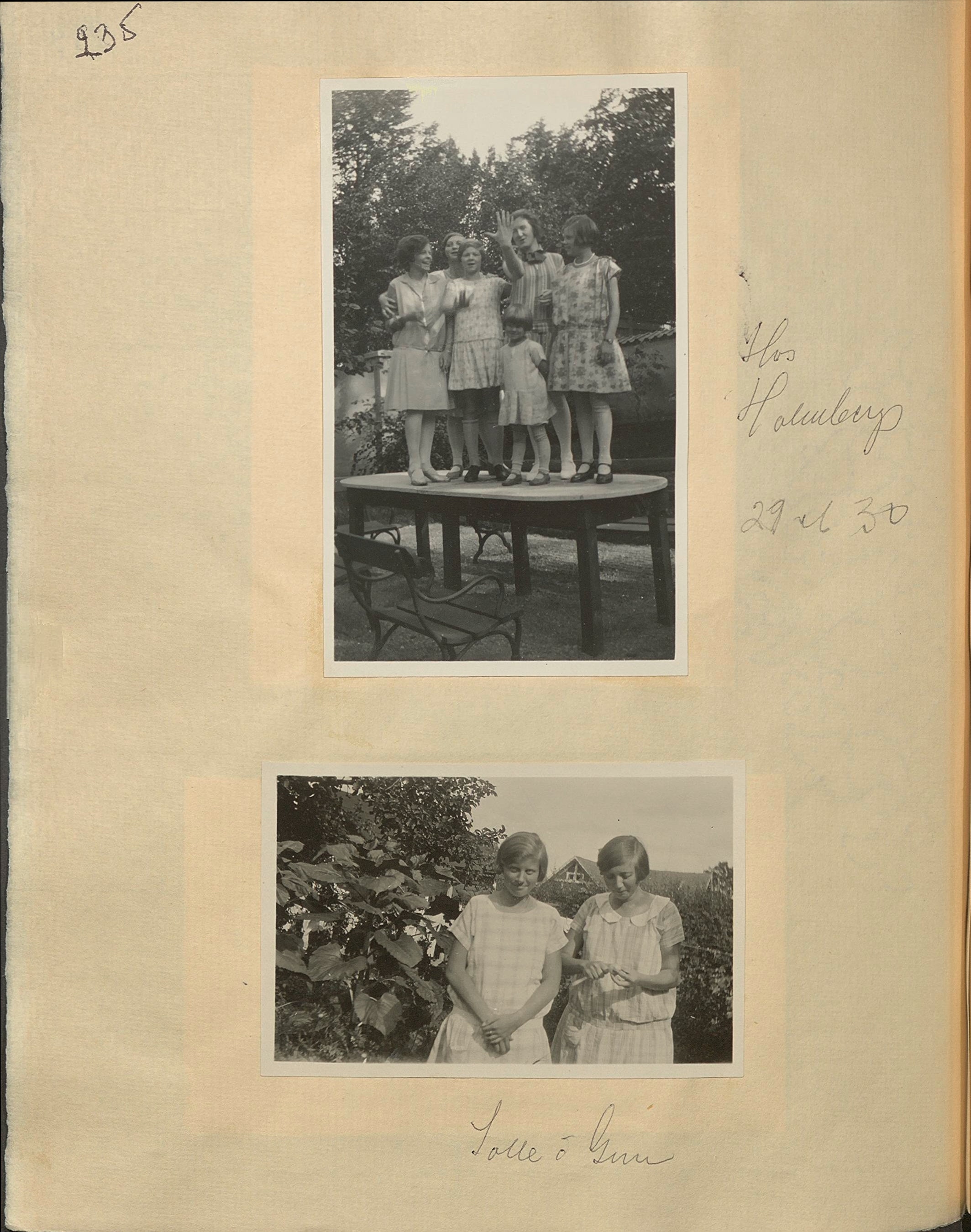 Gunvor f. Borgström Weibels fotoalbum