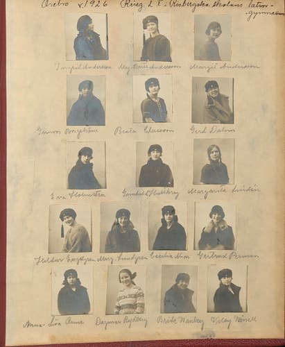 Gunvor f. Borgström Weibels fotoalbum