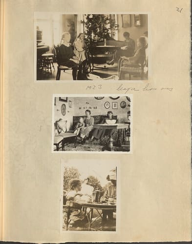 Gunvor f. Borgström Weibels fotoalbum