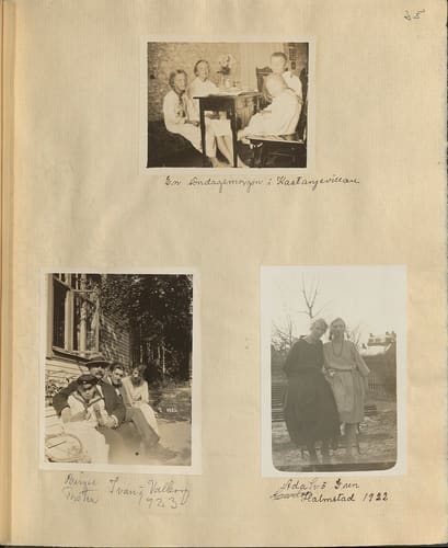 Gunvor f. Borgström Weibels fotoalbum