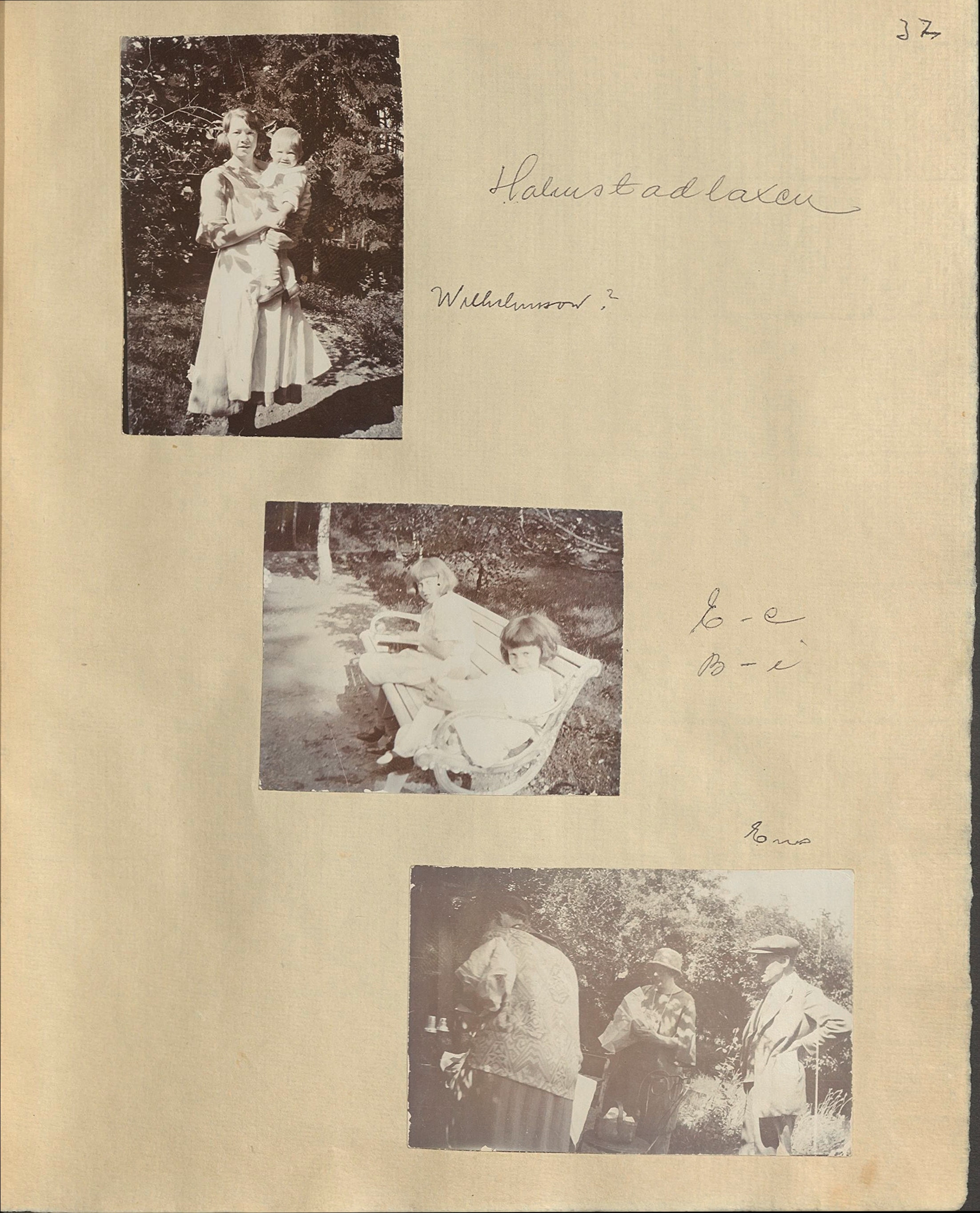 Gunvor f. Borgström Weibels fotoalbum