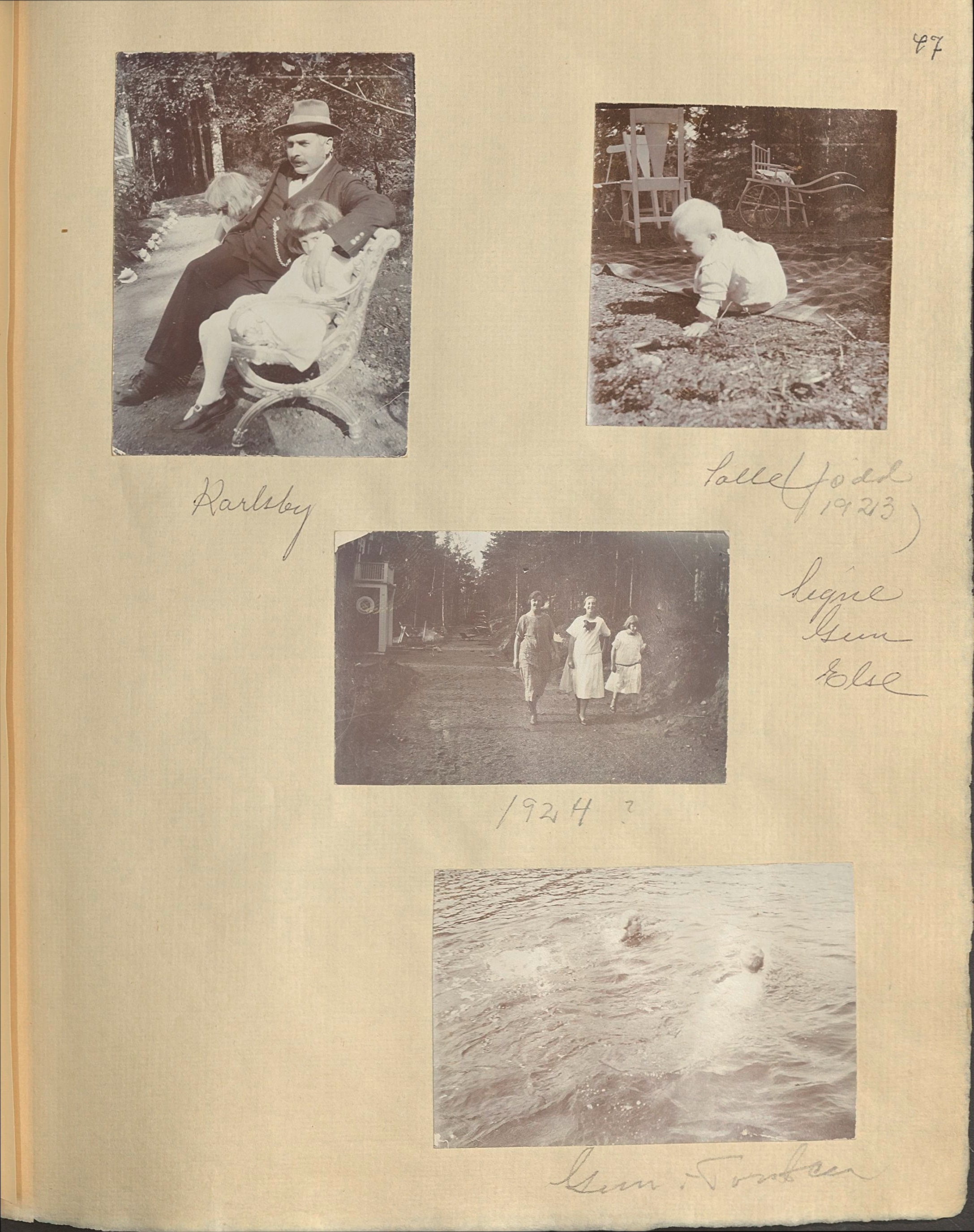 Gunvor f. Borgström Weibels fotoalbum