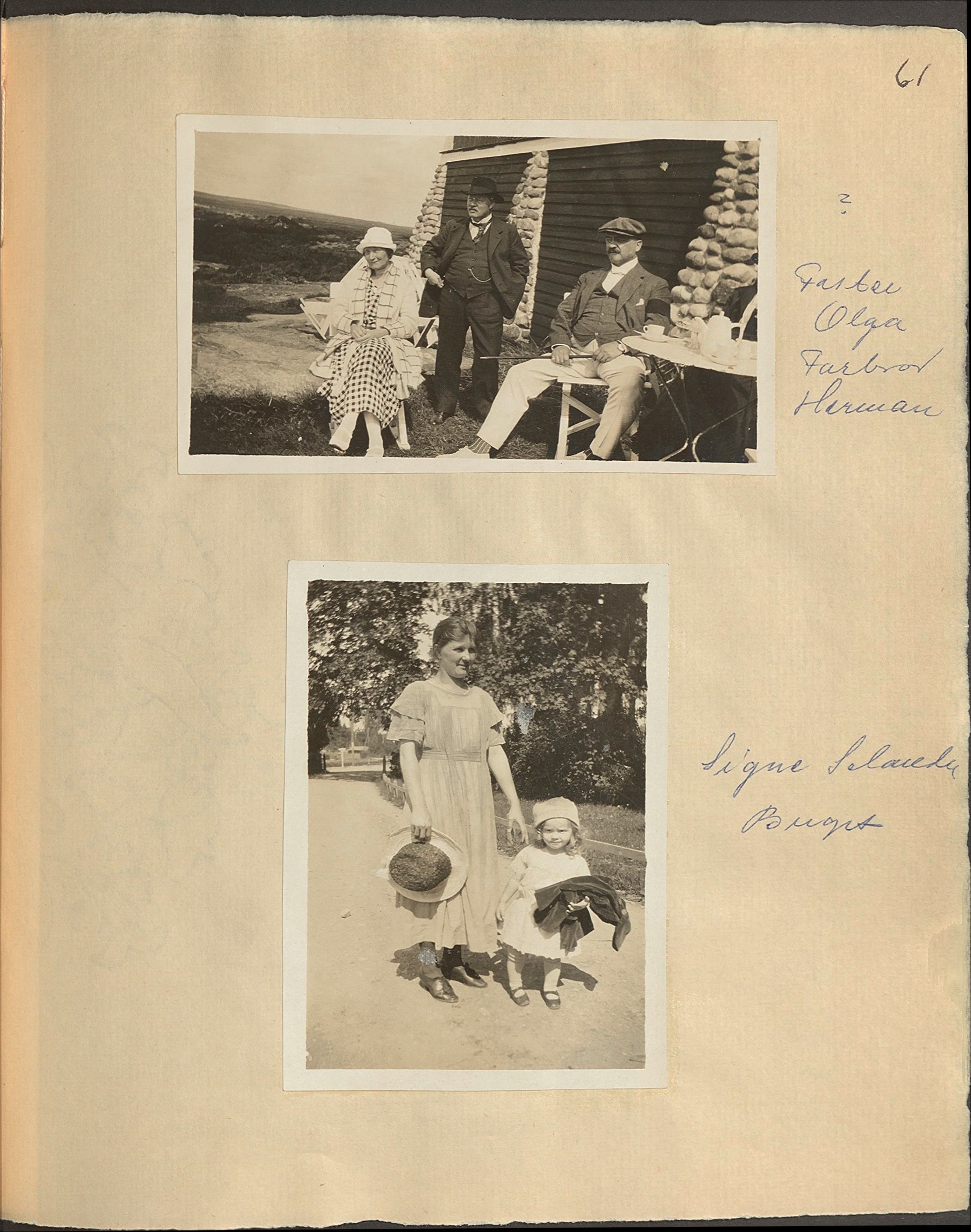 Gunvor f. Borgström Weibels fotoalbum
