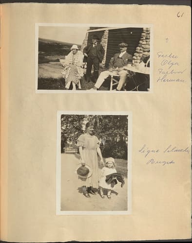 Gunvor f. Borgström Weibels fotoalbum