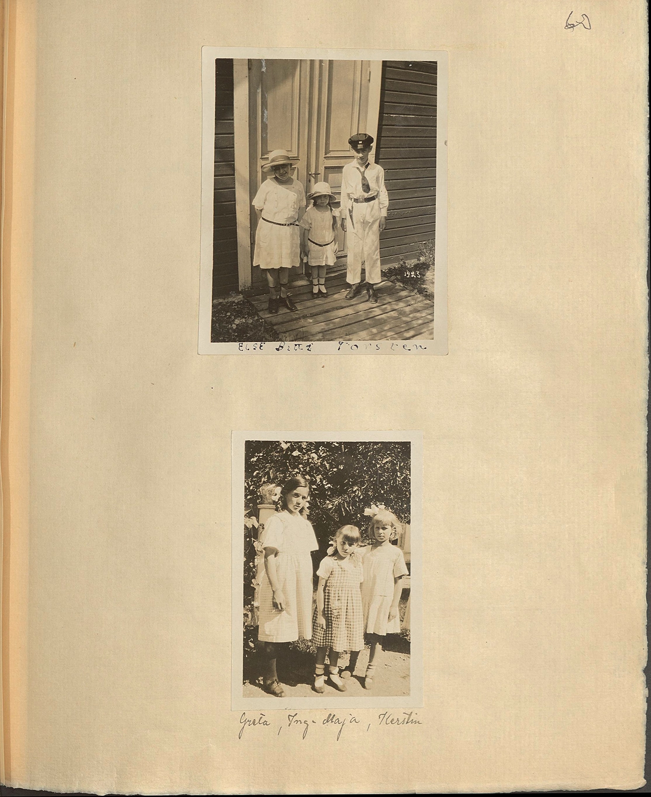Gunvor f. Borgström Weibels fotoalbum