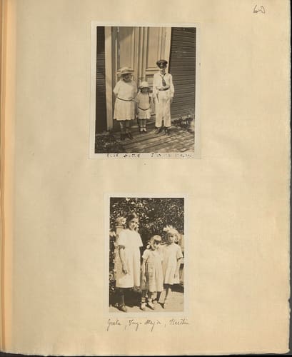 Gunvor f. Borgström Weibels fotoalbum