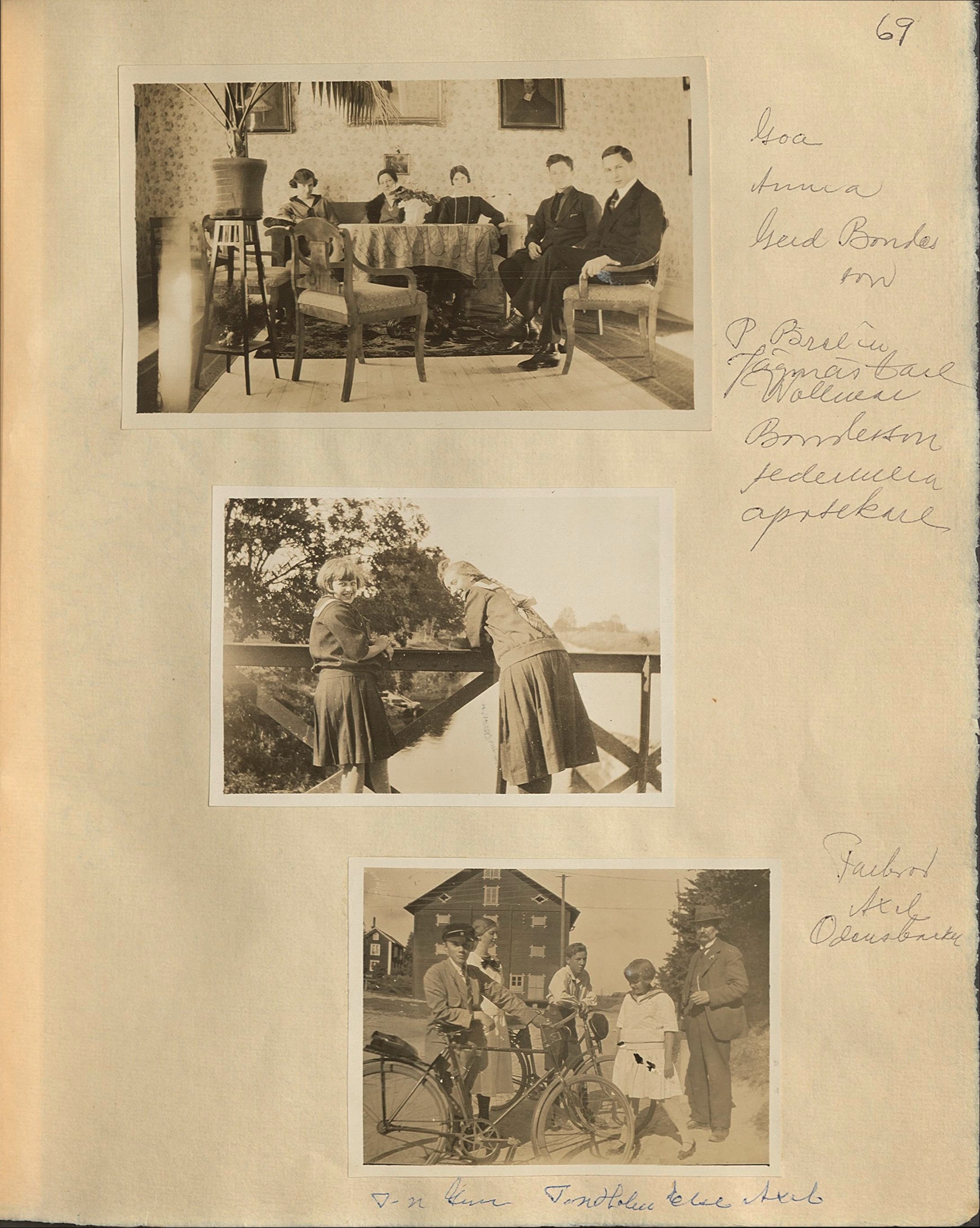 Gunvor f. Borgström Weibels fotoalbum