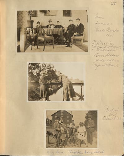 Gunvor f. Borgström Weibels fotoalbum