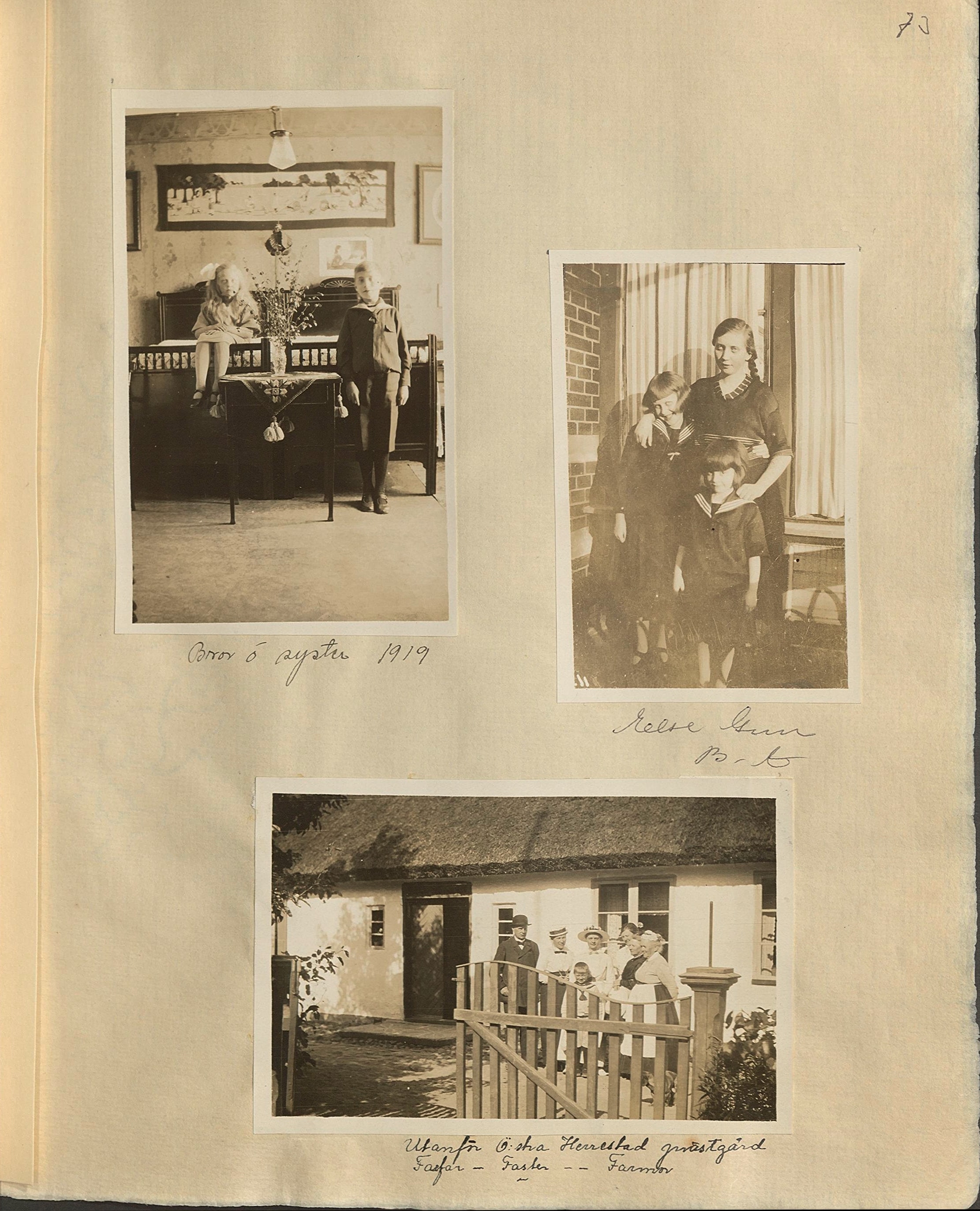 Gunvor f. Borgström Weibels fotoalbum