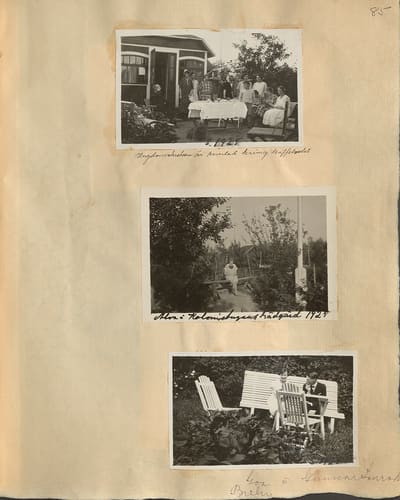 Gunvor f. Borgström Weibels fotoalbum