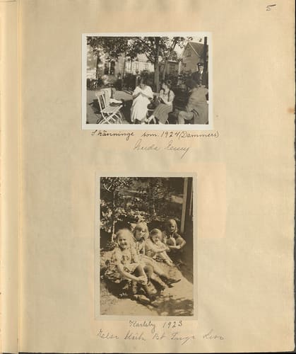 Gunvor f. Borgström Weibels fotoalbum