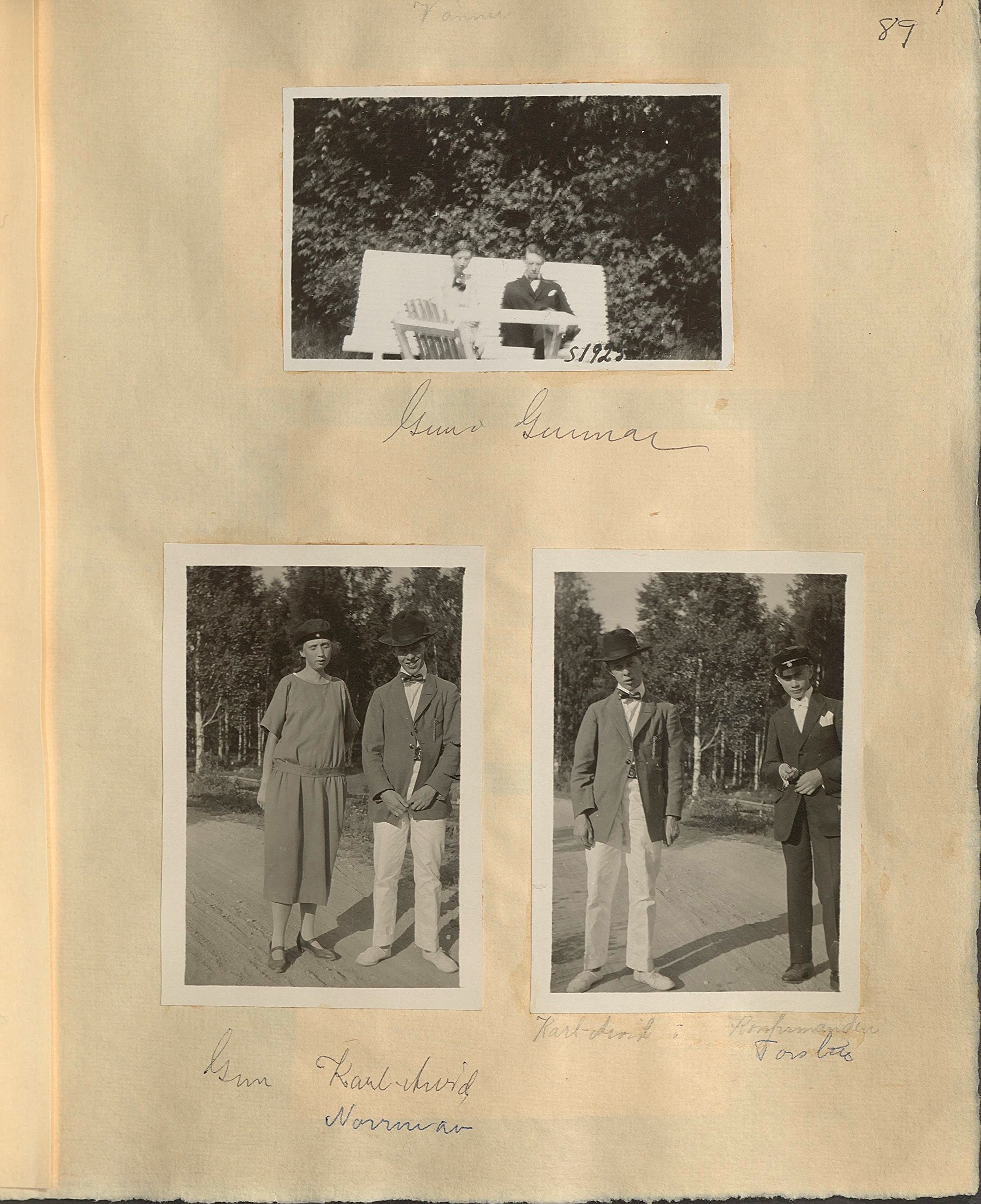 Gunvor f. Borgström Weibels fotoalbum